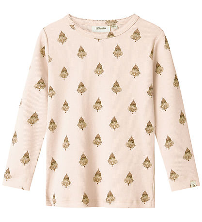 Lil' Atelier Bluse - Rib - NmfLavo - Pastel Parchment
