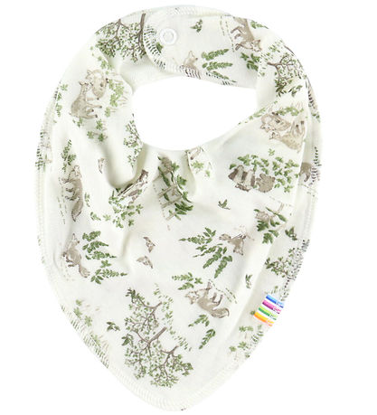 Joha Savlesmæk - Uld/Silke - Off White m. Træer