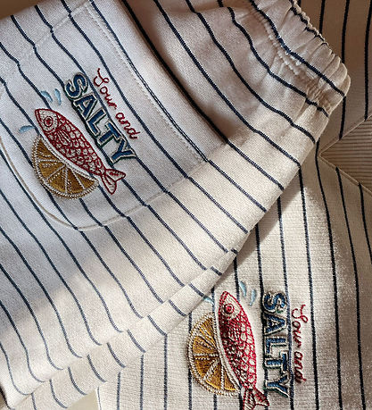 Konges Sløjd Sweatshirt - Amio - Captains Blue/Antique White