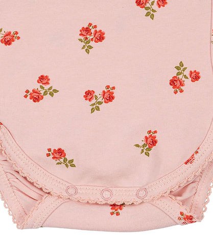 Konges Sløjd Slå-om Body l/æ - Basic - Rosa Pink