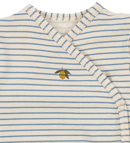 Konges Sløjd Slå-om Body l/æ - Basic - Stripe Blue