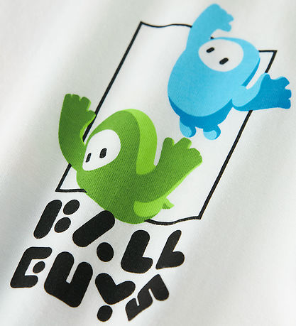 Name It T-shirt - NkmAbner  Fallguys - Bright White