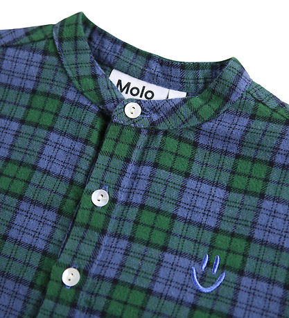 Molo Skjorte - Enoz - Blue Pine Check