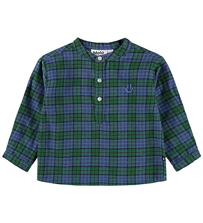 Molo Skjorte - Enoz - Blue Pine Check