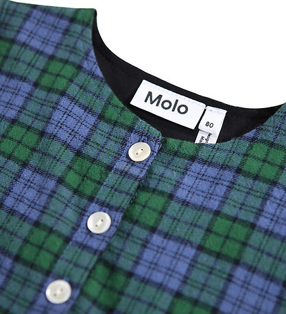 Molo Kjole - Cele - Blue Pine Check