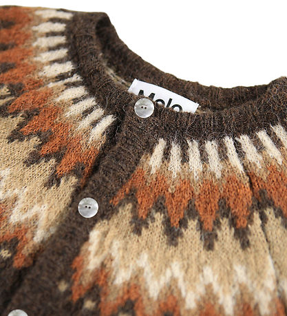 Molo Cardigan - Strik - Uld - Bay - Browns