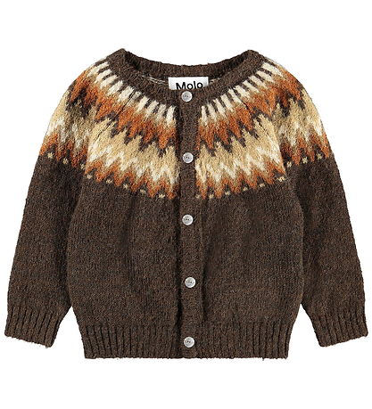 Molo Cardigan - Strik - Uld - Bay - Browns