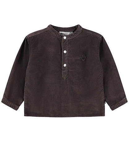 Molo Skjorte - Fløjl - Enoz - Dark Cocoa