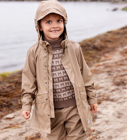 MarMar Regnjakke - PU - October - Sepia Brown