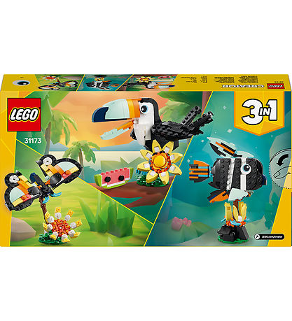 LEGO® Creator - Tropisk Tukan 31173 - 3-i-1 - 225 Dele