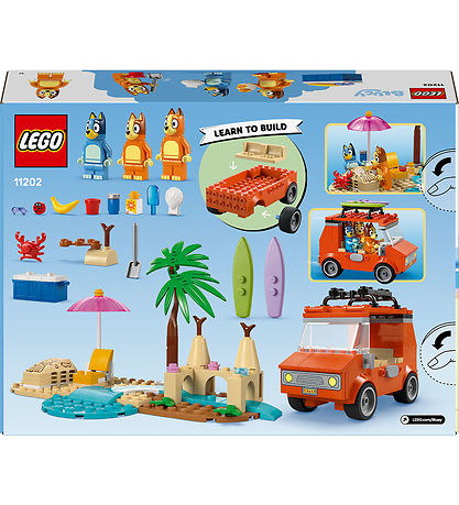LEGO® Bluey - Bluey's Tur Til Stranden 11202 - 133 Dele