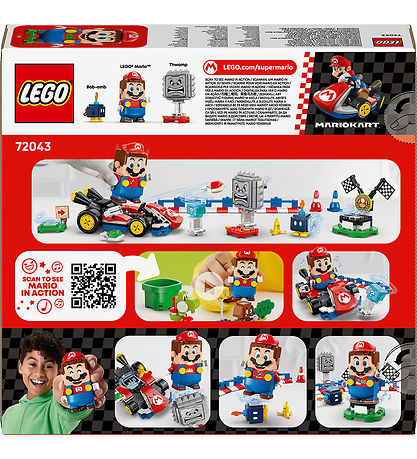 LEGO® Super Mario - Mario Kart Interaktiv Mario 72043 - 278 Dele