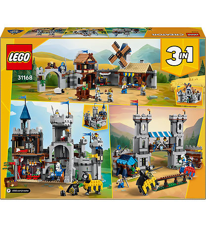 LEGO® Creator - Hesteriddernes Middelalderborg 31168 - 3-i-1 - 1