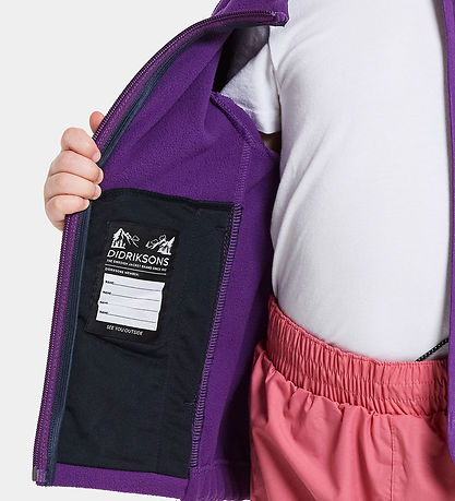Didriksons Fleecejakke - Muskot - Royal Purple