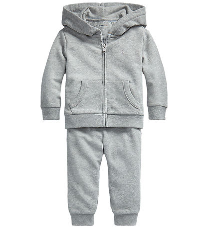 Polo Ralph Lauren Cardigan/Shorts - Core Replen - Grey Heather