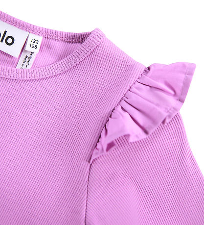 Molo Bluse - Rib - Rasmine - Purple Ray