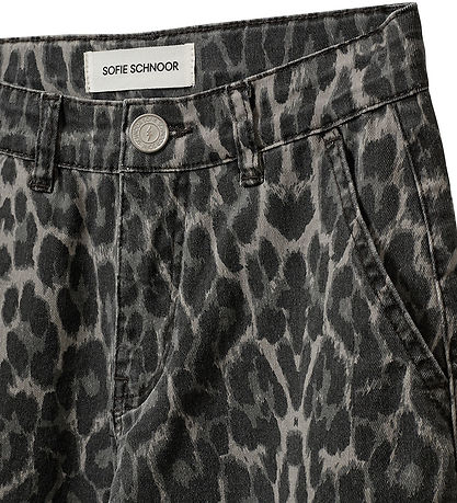 Sofie Schnoor Jeans - Denim - Sienna - Grey leopard