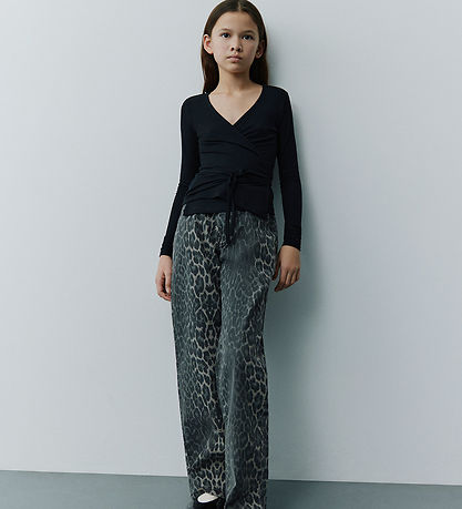 Sofie Schnoor Jeans - Denim - Sienna - Grey leopard