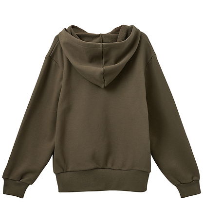 Sofie Schnoor Girls Hættetrøje - Simona - Crocodile Green m. Pri