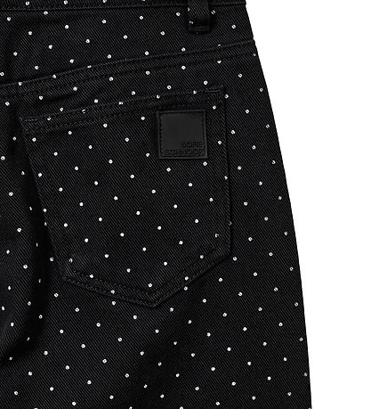Sofie Schnoor Jeans - Denim - Sort m. Prikker