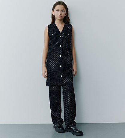 Sofie Schnoor Jeans - Denim - Sort m. Prikker