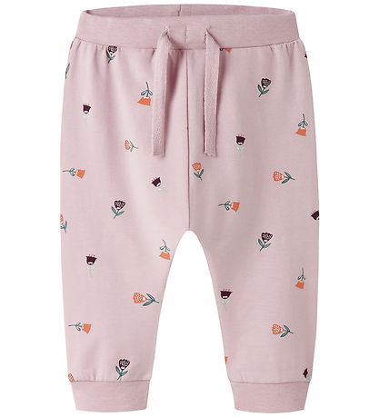 Name It Bukser - NbfVandora - Burnished Lilac/Flowers