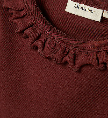 Lil Atelier Bluse - NmfGayo - Hot Chocolate