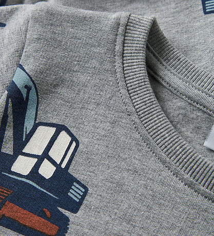 Name It Sweatshirt - NmmNenean - Grey Melange