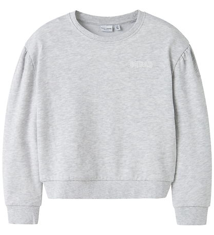 Name It Sweatshirt - NkfVima - Light Grey Melange/Squad Light