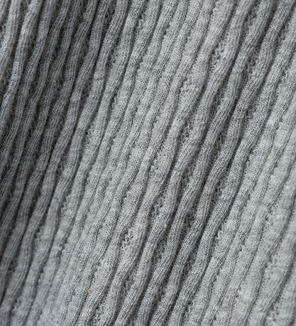 LMTD Bluse - Rib - NlfNinusa - Grey Melange