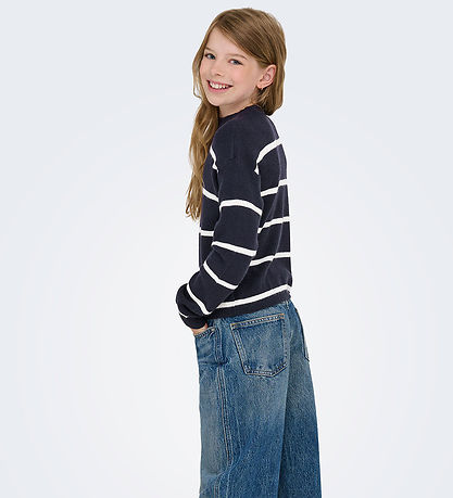 Kids Only Bluse - Strik - Noos - KogFranca - Night Sky/Small Str