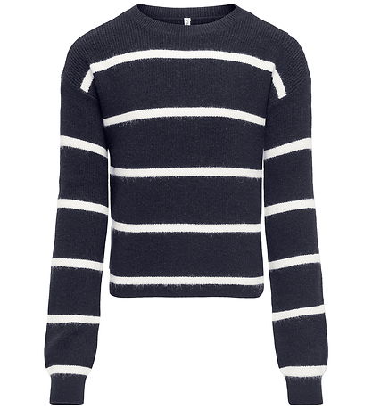 Kids Only Bluse - Strik - Noos - KogFranca - Night Sky/Small Str