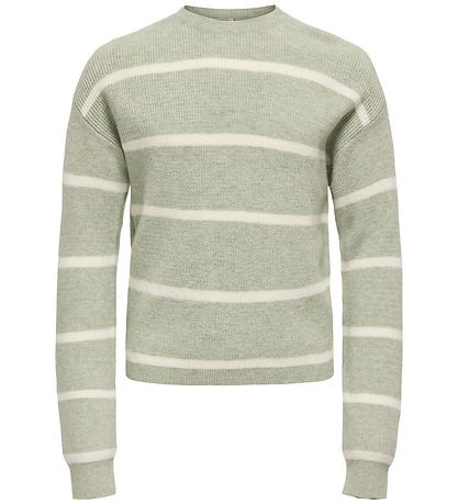 Kids Only Bluse - Strik - Noos - KogFranca - Desert Sage/Small S