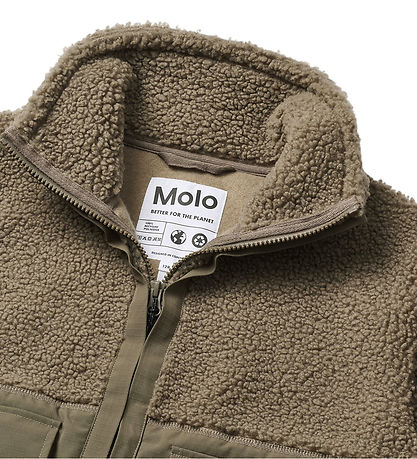 Molo Fleecejakke - Utha - Bark Green