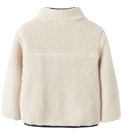 Name It Fleeecejakke - NmnMattia - Moonbeam/CHEST POCKET DARK SA