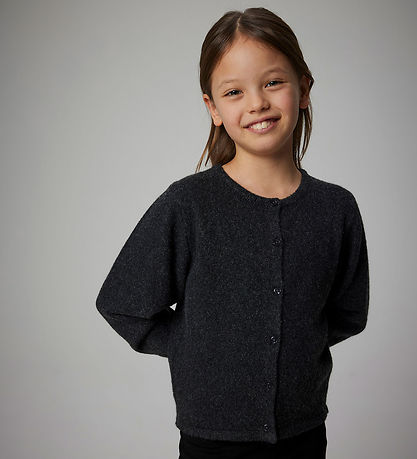 Name It Cardigan - Strik - NkfSaluna - Dark Grey Melange