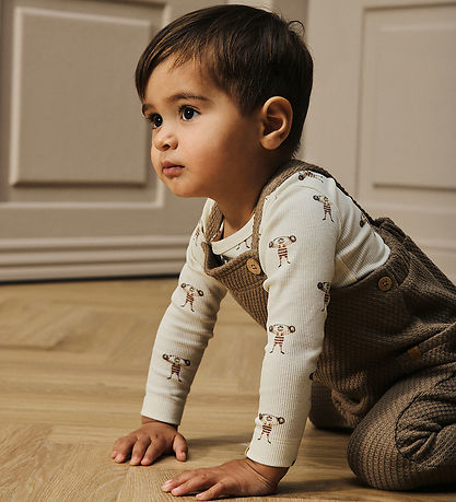 Lil Atelier Body l/æ - NbmLavo - Turtledove/STRONG MAN