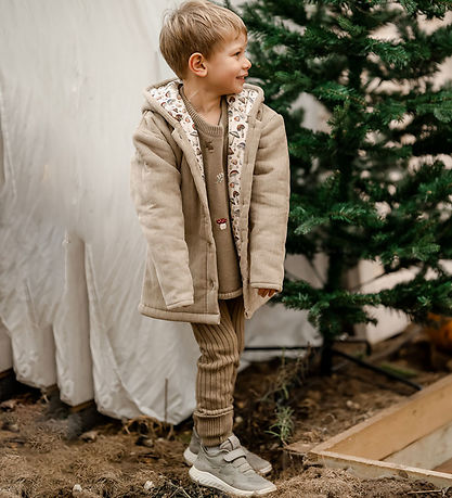 Hanevild Leggings - Strik - Rib - Lynge - Coriander