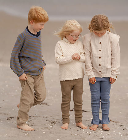 Hanevild Leggings - Strik - Rib - Lynge - Coriander