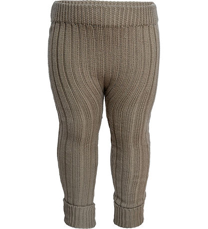 Hanevild Leggings - Strik - Rib - Lynge - Coriander