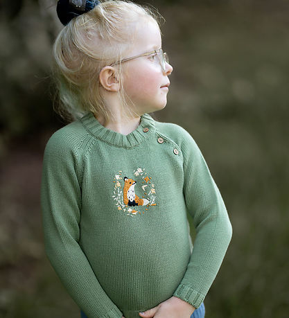 Hanevild Bluse - Strik - Linus - Shale Green