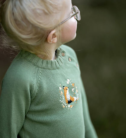 Hanevild Bluse - Strik - Linus - Shale Green