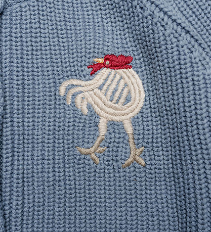 Hanevild Cardigan - Strik - Kaj - Blue Blizzard
