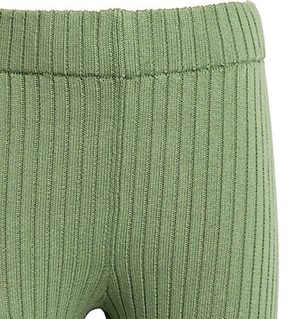 Hanevild Bukser - Strik - Rib - Tilde - Shale Green
