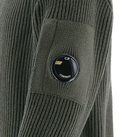 C.P. Company Cardigan - Strik - Grape Leaf Green
