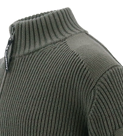 C.P. Company Cardigan - Strik - Grape Leaf Green