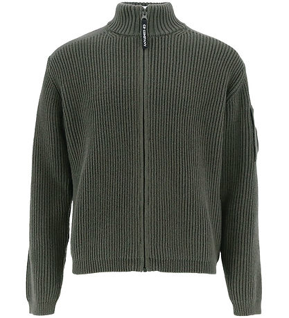 C.P. Company Cardigan - Strik - Grape Leaf Green