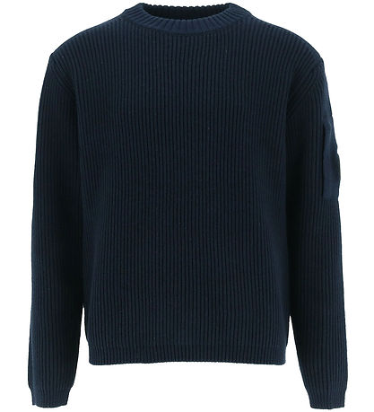 C.P. Company Bluse - Strik - Total Eclipse Blue