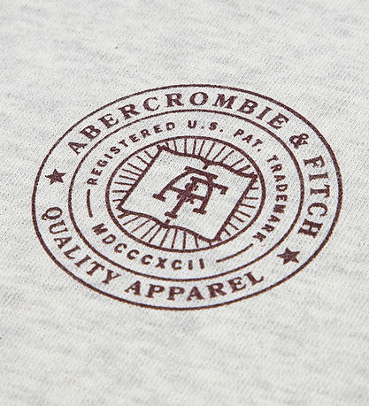 Abercrombie & Fitch Hættetrøje - Light Grey Heather