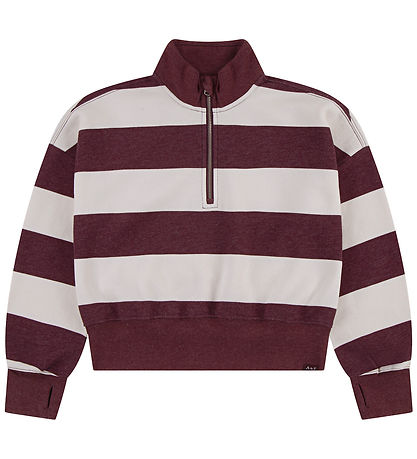 Abercrombie & Fitch Sweatshirt - Fig/Off White